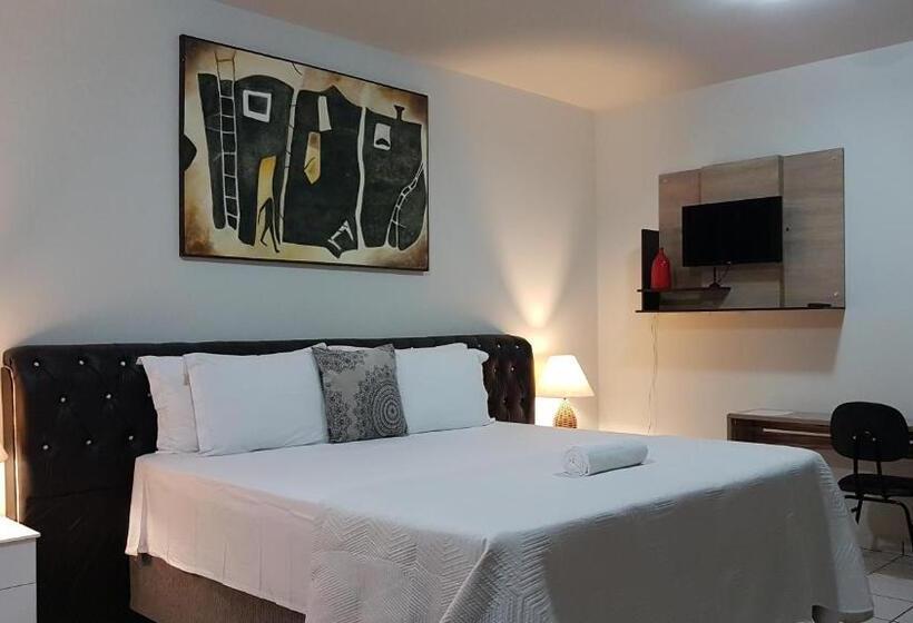 חדר דלוקס עם מיטת קינג, B & A Suites Inn Hotel   Quarto Luxo Platinum