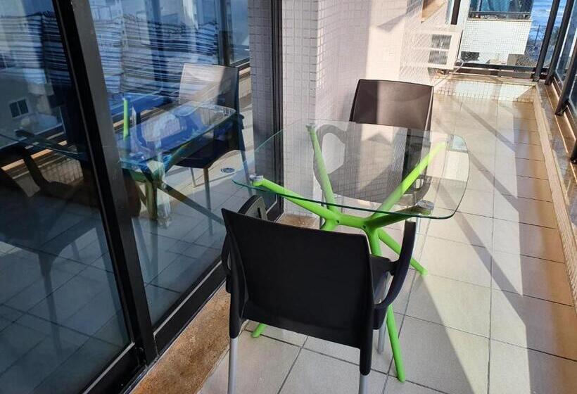 带1个卧室的带海景的公寓, Flats Capitania Varam Pitangueiras