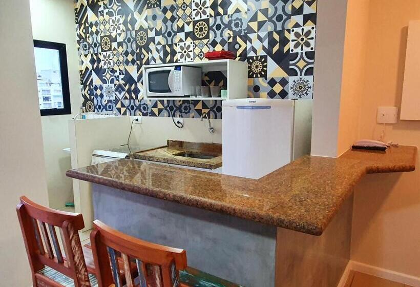 带1个卧室的带阳台的公寓, Flats Capitania Varam Pitangueiras