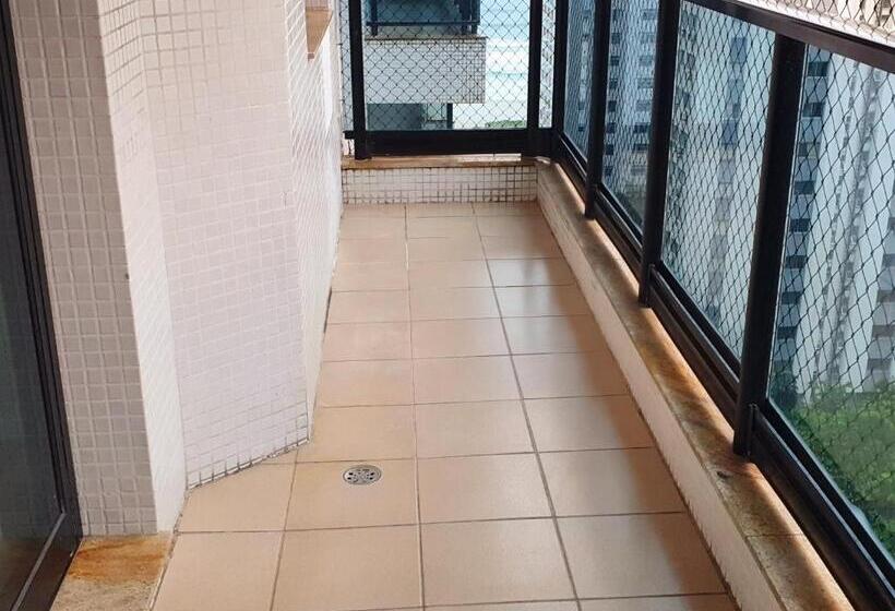 带1个卧室的带阳台的公寓, Flats Capitania Varam Pitangueiras