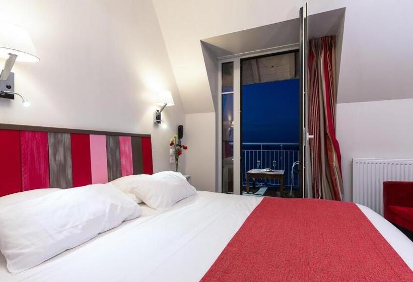 스탠다드 룸 바다 전망, Logis Hôtel Ker Mor