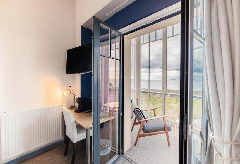 Номер Superior Вид на Море, Logis Hôtel Ker Mor