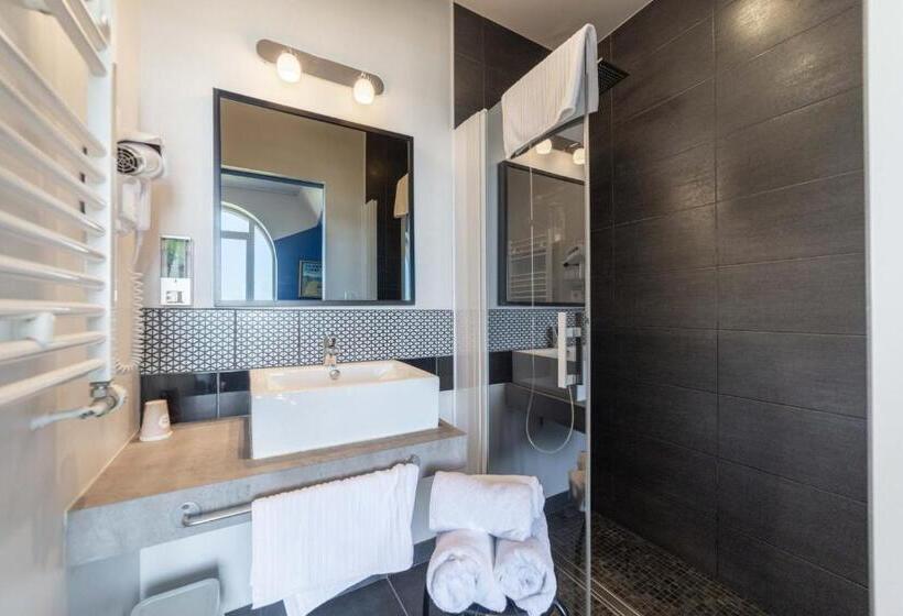 스탠다드 룸 바다 전망, Logis Hôtel Ker Mor