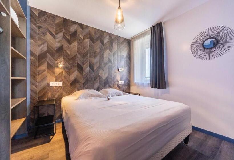 침실 1개 아파트 측면 바다 전망, Logis Hôtel Ker Mor