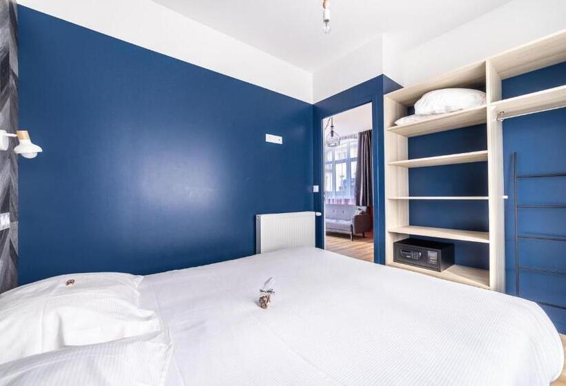 침실 1개 아파트 측면 바다 전망, Logis Hôtel Ker Mor