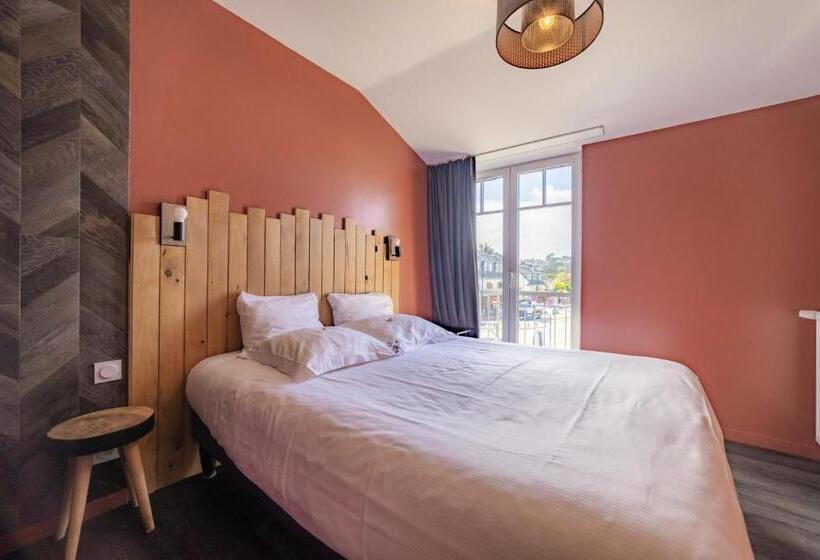 オーシャンビューバルコニー付きワンベッドルームアパートメント, Logis Hôtel Ker Mor