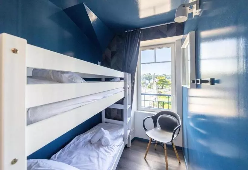 オーシャンビューバルコニー付きワンベッドルームアパートメント, Logis Hôtel Ker Mor