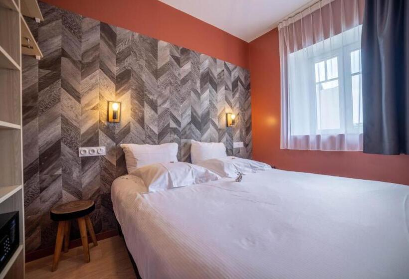 침실1개 아파트 발코니 바다 전망, Logis Hôtel Ker Mor