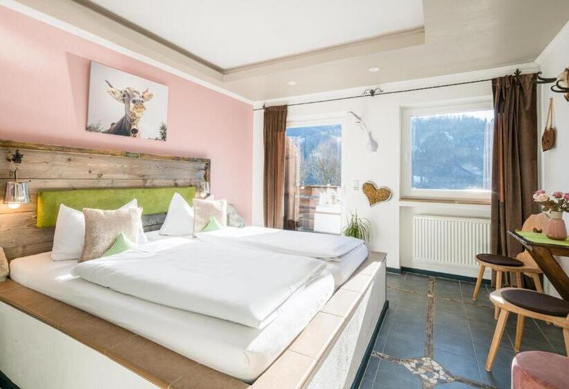 اتاق لوکس با بالکن, Zur Schönen Aussicht Hotel Garni