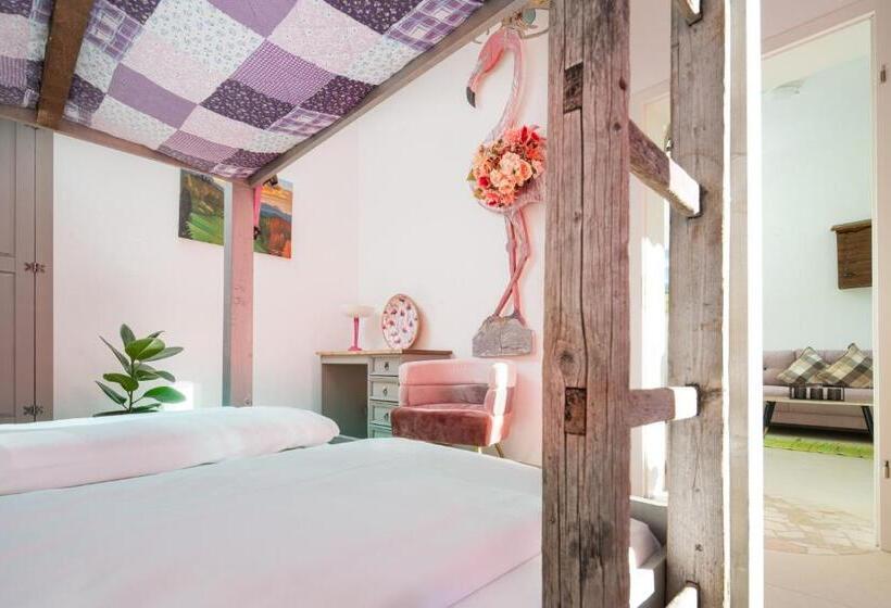 Huoneisto 1 Makuuhuone Parveke, Zur Schönen Aussicht Hotel Garni