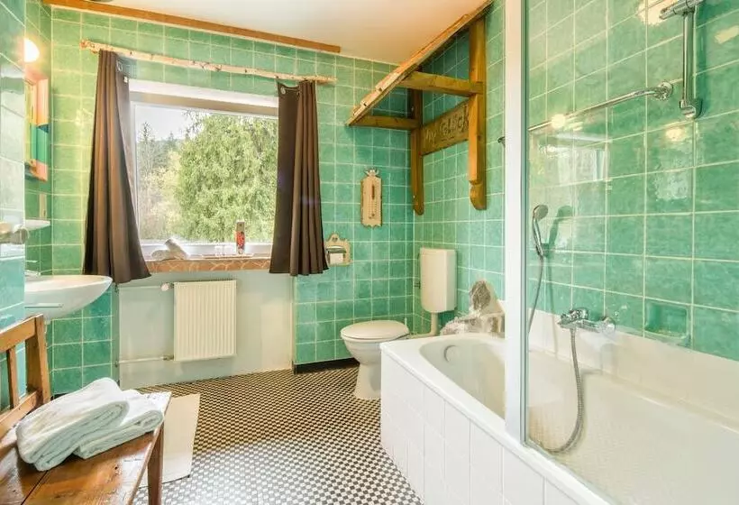 バスルーム共有のシングルスタンダード, Zur Schönen Aussicht Hotel Garni