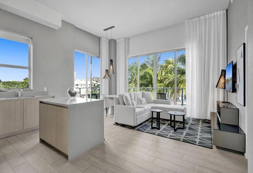 Апартаменты 1 Спальня Вид на Бассейн, Amazing Apartments At H Beach House