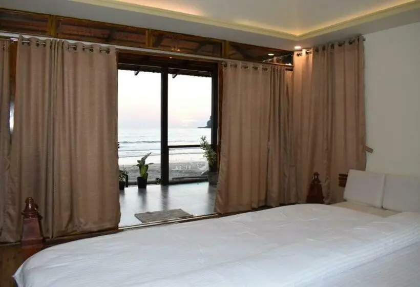 Chambre Deluxe Vue Mer avec Balcon, Agonda Beach Villa