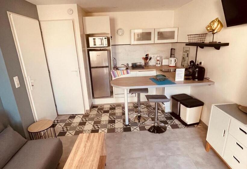 Апартаменты 1 Спальня Нижний Этаж, Le Clos Robinson