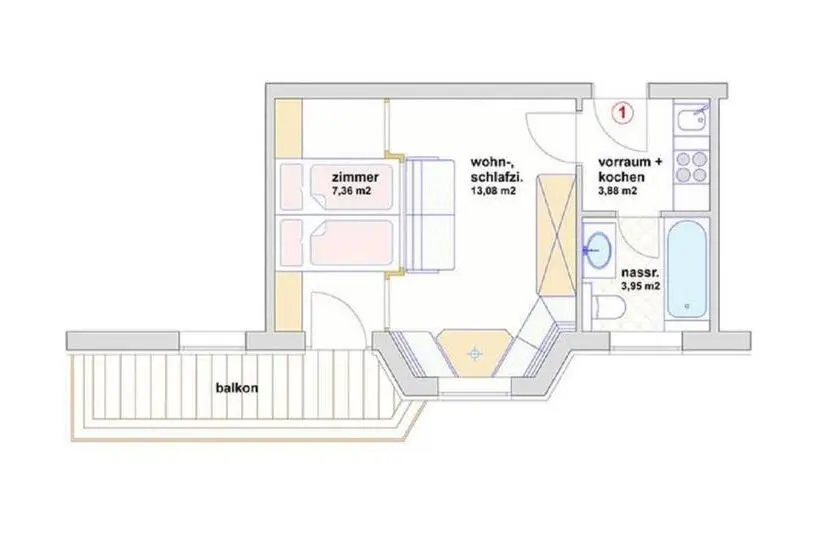 Juniorsviitti, Apparthotel Landhaus Veronika