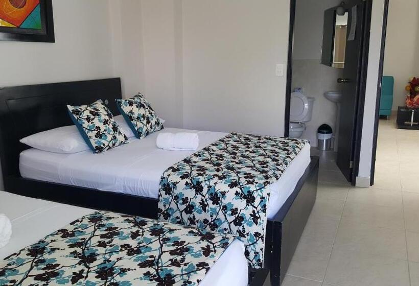 침실 2개 아파트, Caribbean Island Hotel Piso 2