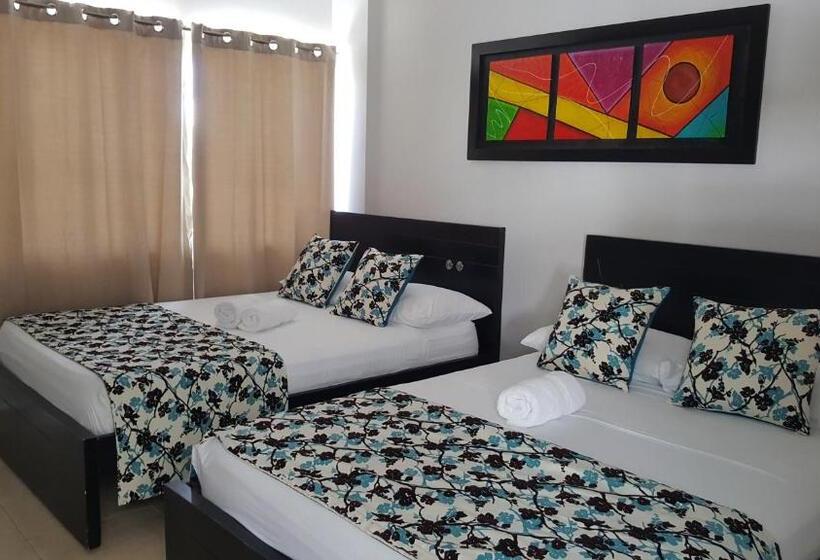 침실 2개 아파트, Caribbean Island Hotel Piso 2