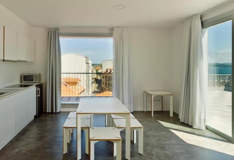 带1个卧室的带海景的公寓, Bela Muxía