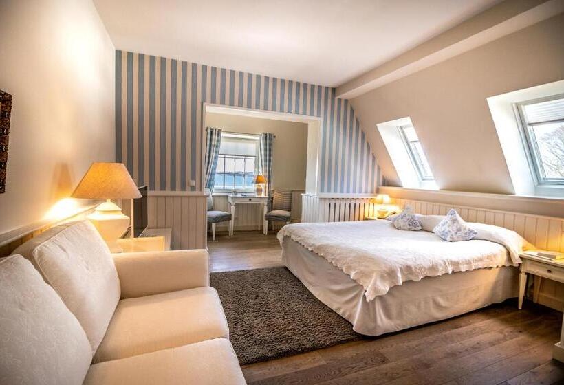 غرفة بريميوم مطلّة علي البحر, Strandhotel Glücksburg