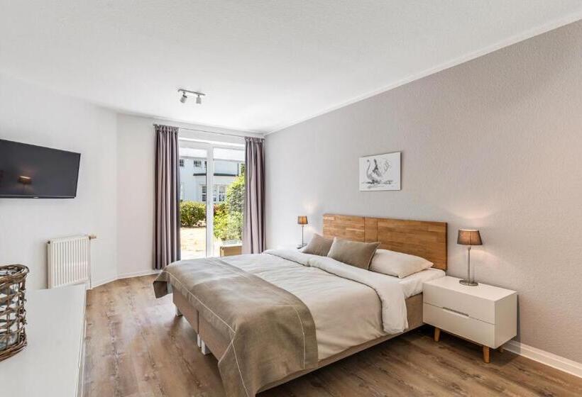 شقة غرفة واحدة مزودة بتراس, Strandhotel Glücksburg