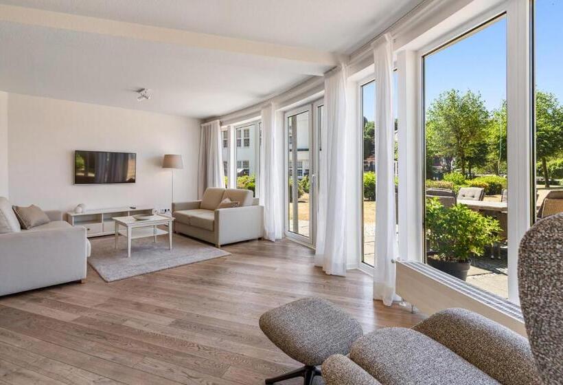 شقة ديلوكس غرفة واحدة, Strandhotel Glücksburg