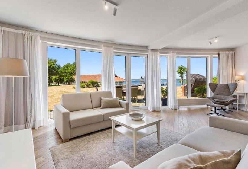 شقة ديلوكس غرفة واحدة, Strandhotel Glücksburg