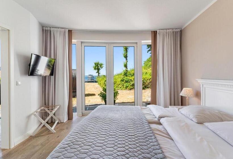 شقة ديلوكس غرفة واحدة, Strandhotel Glücksburg