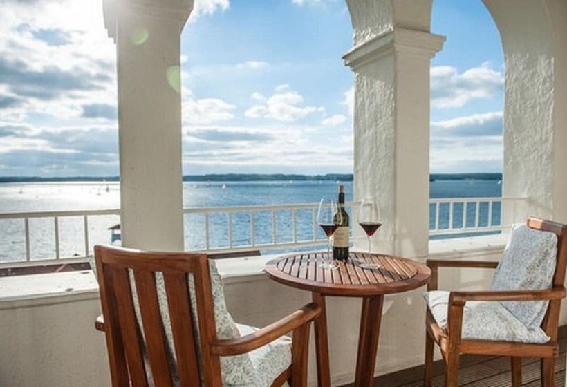 غرفة بريميوم مطلّة علي البحر, Strandhotel Glücksburg