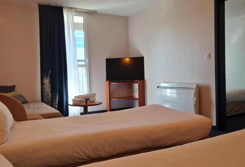 غرفة عائلية, Deltour Hôtel   L Adresse Ruthénoise