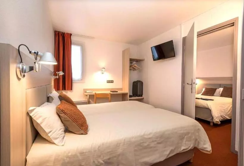 コネクティングルーム（家族用）。, Brit Hotel Confort Deltour Mende