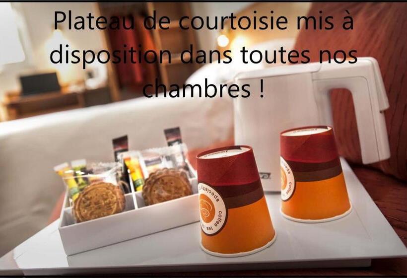 חדר משפחתי מקשר, Brit Hotel Confort Deltour Mende