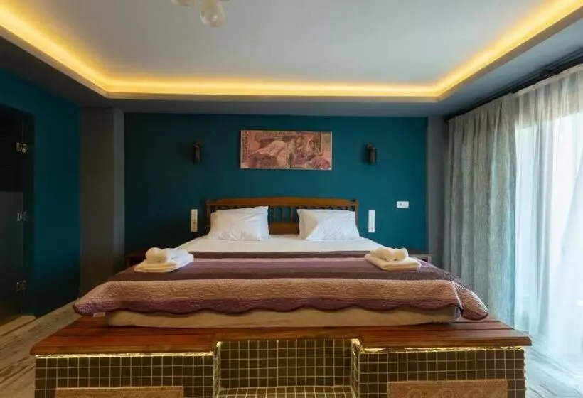 Deluxe-huone King-vuode, Rebetika Hotel & Bistro