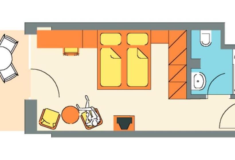 חדר סטנדרט, Residence Hotel Gasser