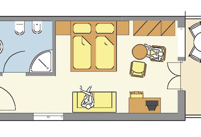 חדר קומפורט, Residence Hotel Gasser