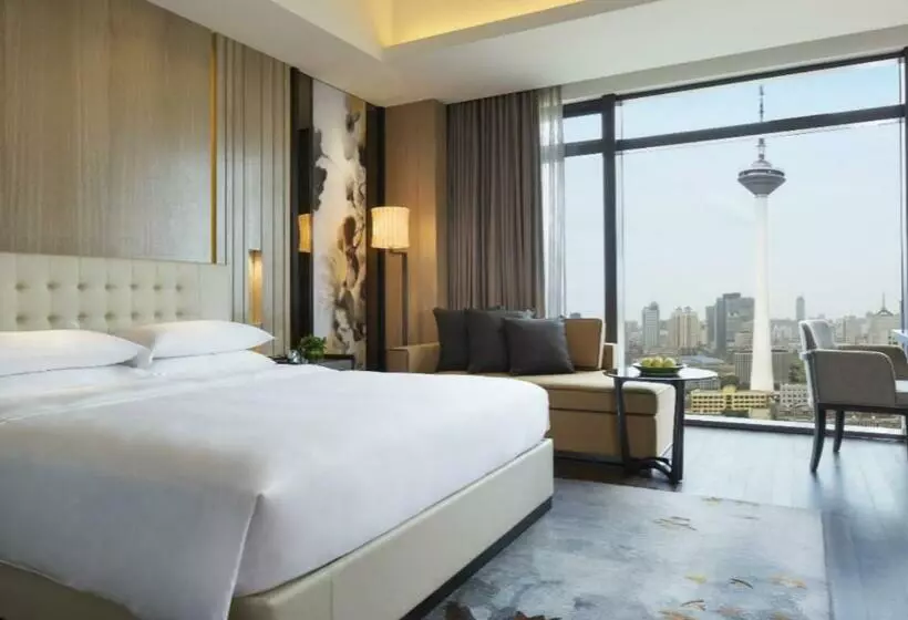 キングサイズベッドのクラブルーム, Grand Hyatt Shenyang