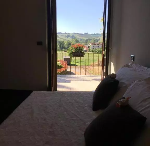 Deluxe-huone Parveke, Cascina Rocca Agriturismo B&b