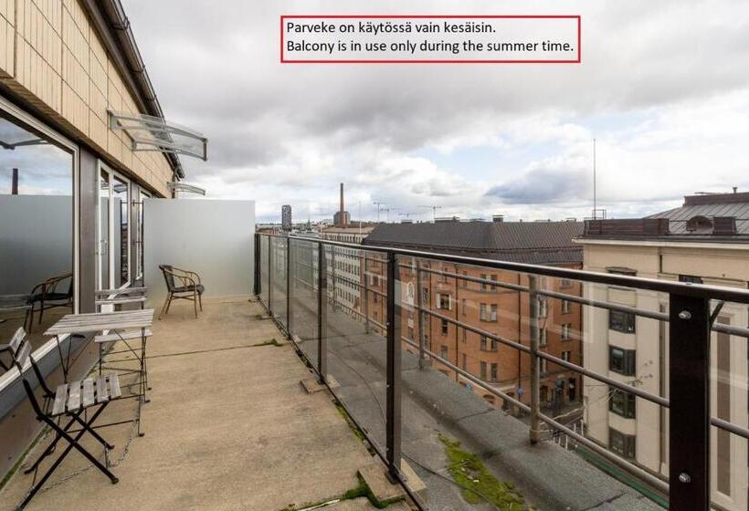 バルコニー付きスタンダードルーム, Forenom Aparthotel Tampere