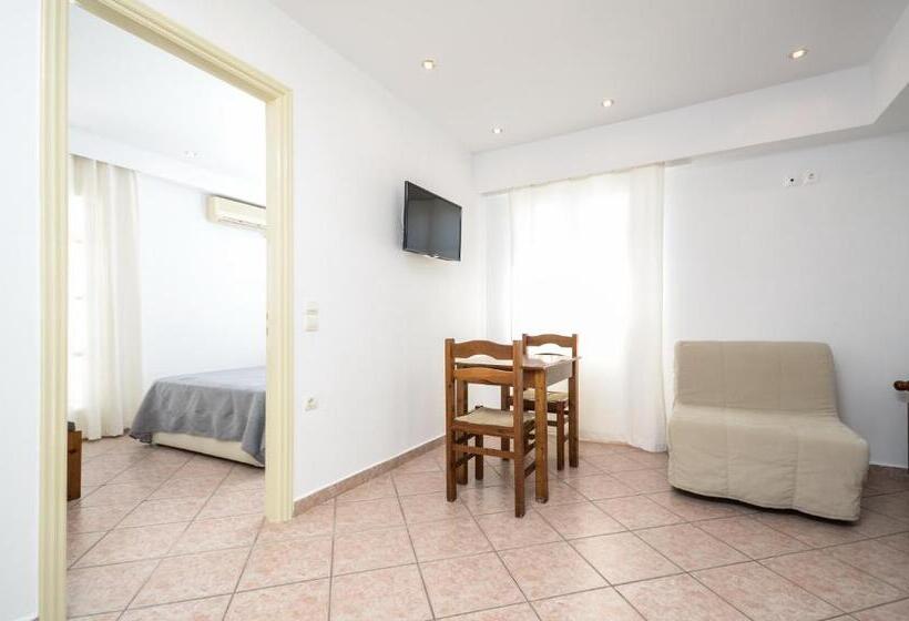 דירה בת חדר שינה 1 עם מרפסת, Windmill Naxos