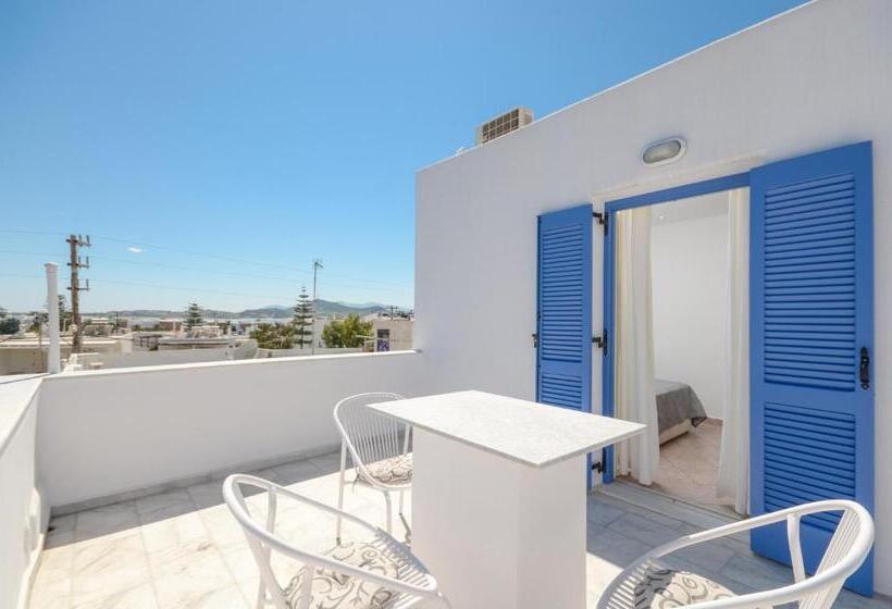 דירה בת חדר שינה 1 עם מרפסת, Windmill Naxos