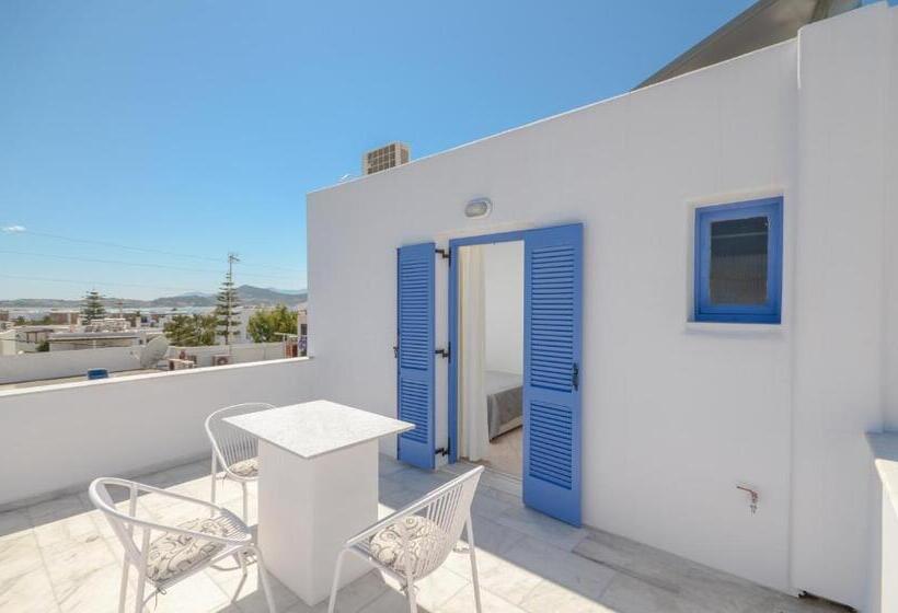 דירה בת חדר שינה 1 עם מרפסת, Windmill Naxos