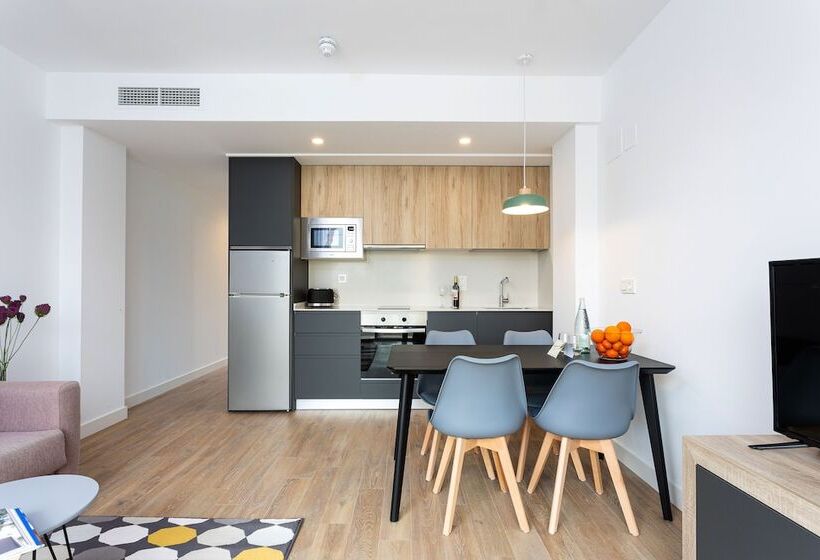 带1个卧室的高级公寓, Caleyro Boutique Apartments   Parking Incluido