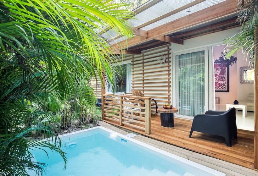 سوییت با چشمانداز باغ, Gigi Brown Beachfront Santa Teresa