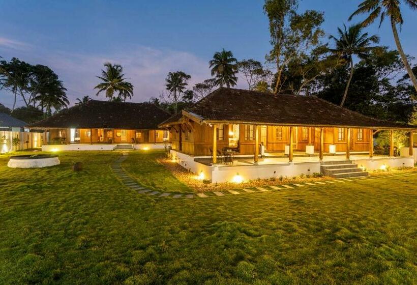 빌라 침실 1개, Deshadan S Tarangi Beach Villas,marari