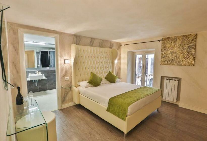 اتاق لوکس با بالکن, Grottini Luxury Suites ~ Pantheon