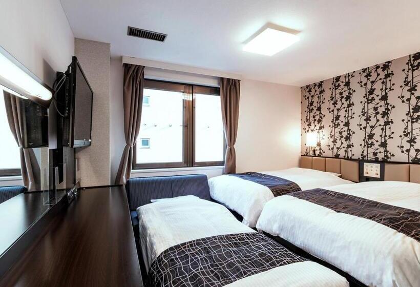חדר סטנדרט לשלושה, Apa Hotel <sapporo Odoriekimaenishi>