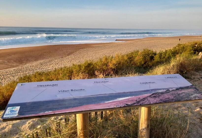 חדר סטנדרט נוף לגינה, La Clairière Du Seignanx