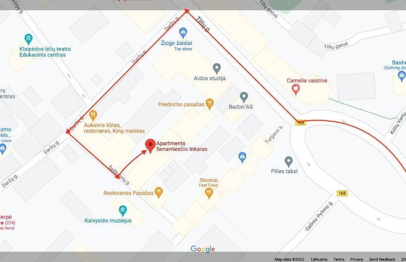 آپارتمان 2 خوابه, Apartment Senamiesčio Inkaras