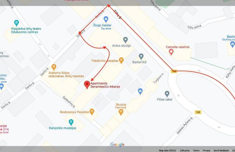 آپارتمان 2 خوابه, Apartment Senamiesčio Inkaras