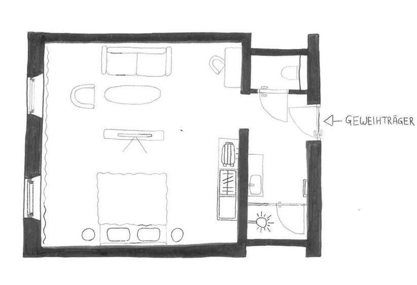 ジュニアスイート, Boutiquehotel Zum Goldenen Hirschen