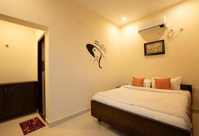 חדר דחוקס עם מיטת קינג, Thiru Pavilion Retreat